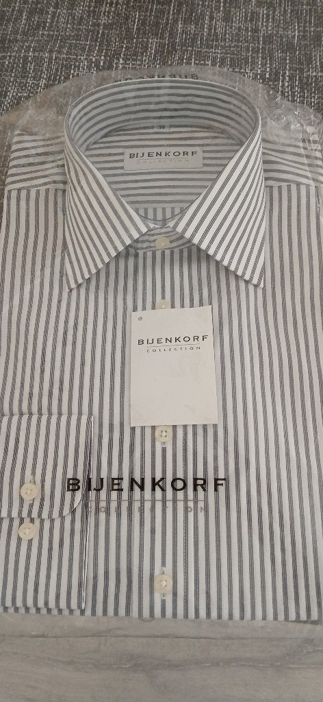 heren hemd, Ophalen of Verzenden, Nieuw, Wit, Halswijdte 38 (S) of kleiner