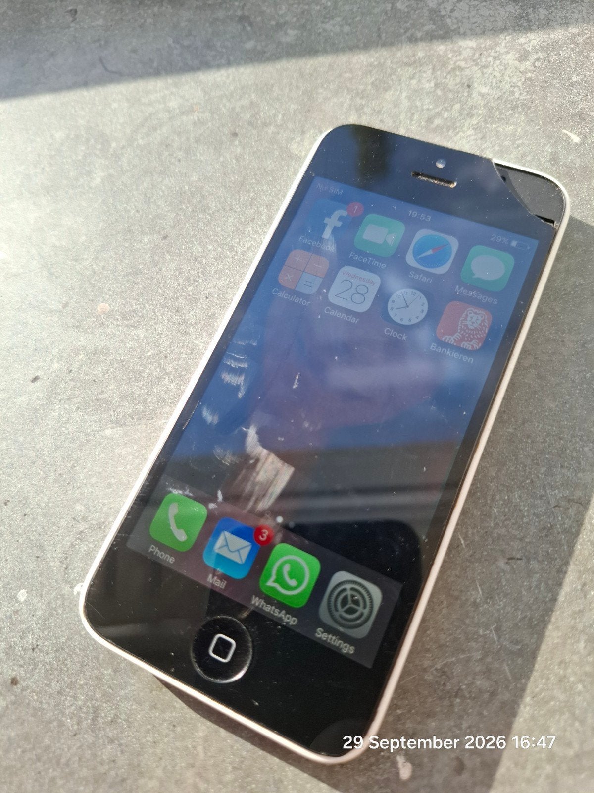 Apple iPhone 5C 8GB Wit – Werkend, Verzenden, Gebruikt, Wit, IPhone 5C