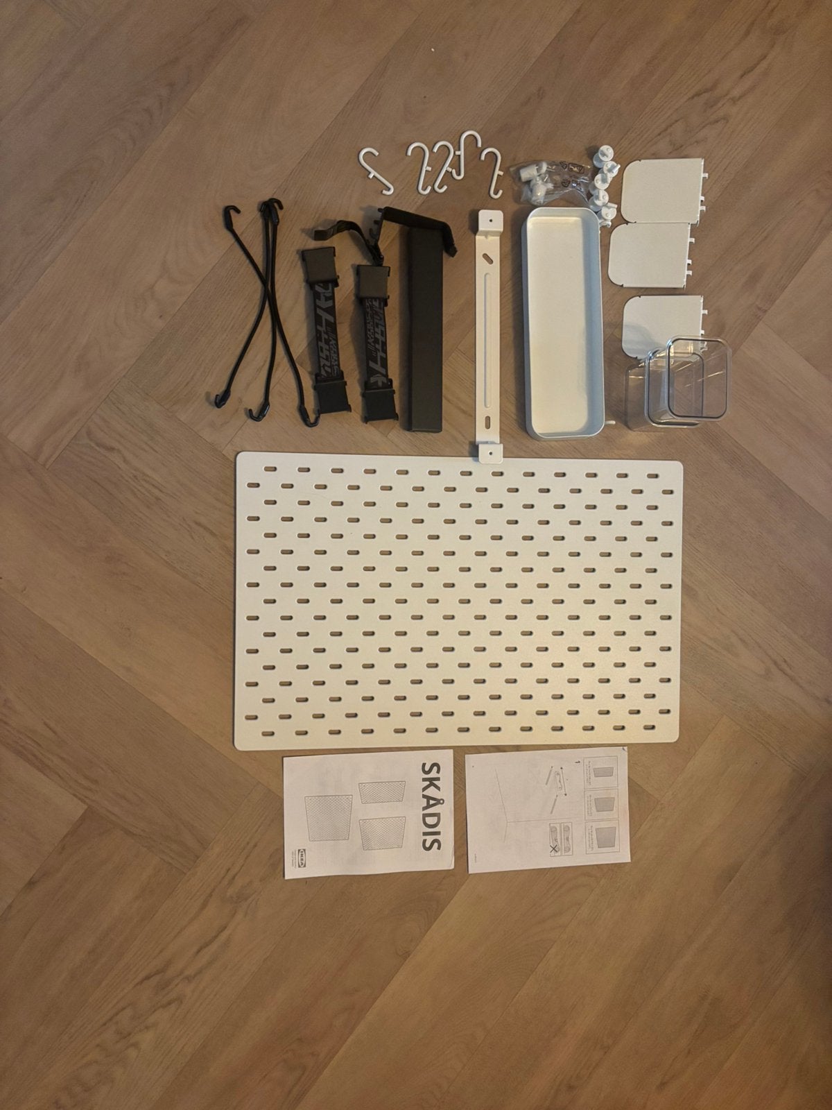 IKEA SKÅDIS pegboard set – compleet met accessoires, Ophalen, Nieuw, Overige typen