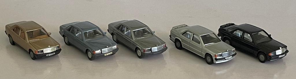 Wiking/Herpa: Mercedes 190E, Ophalen of Verzenden, Gebruikt, Auto, Herpa