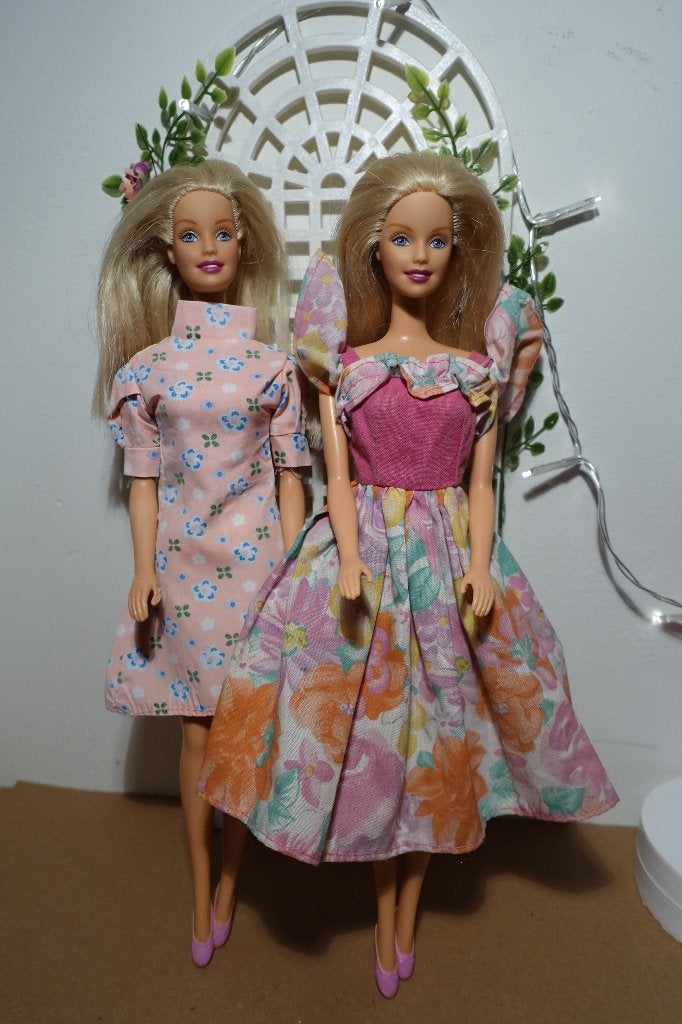 "Sister Act: Vintage twins" - 2 ballerina barbies (Mattel), Verzamelen, Ophalen of Verzenden, Gebruikt, Pop
