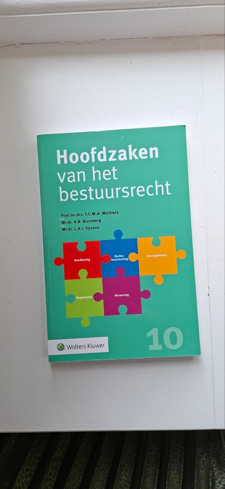 Hoofdzaken van het bestuursrecht - Studieboek Omgevingskunde, Boeken, Gelezen, F.C.M.A. Michiels, A.B. Blomberg, L.A.J. Spaans
