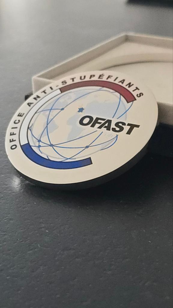 Médaille de collection / Challenge Coin - OFAST France (Avec, Verzamelen, Militaria | Algemeen, Ophalen of Verzenden, Landmacht