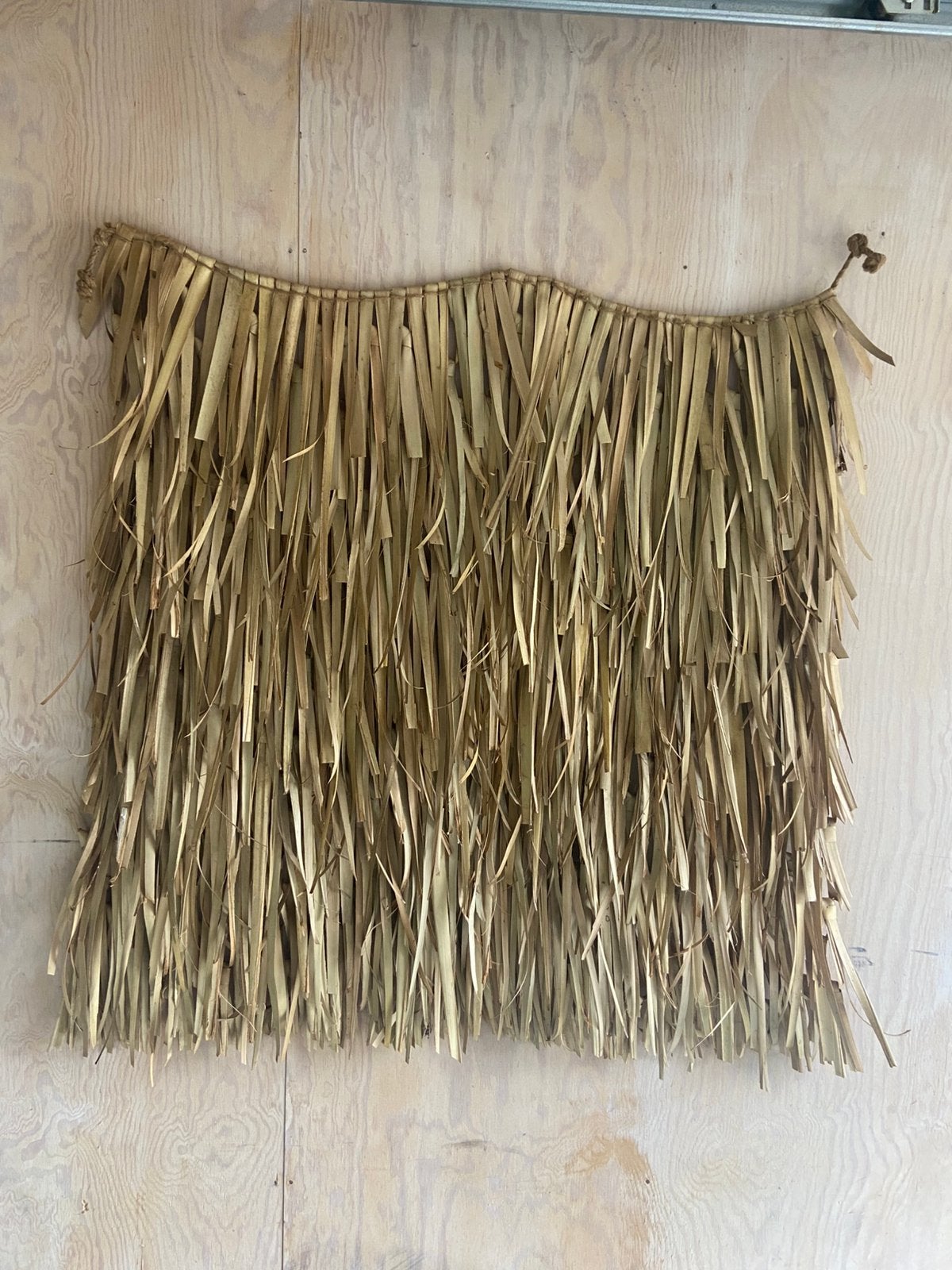 Wandkleed palmblad bohemian, Gebruikt, Natuurlijk materiaal, Ophalen, Beige