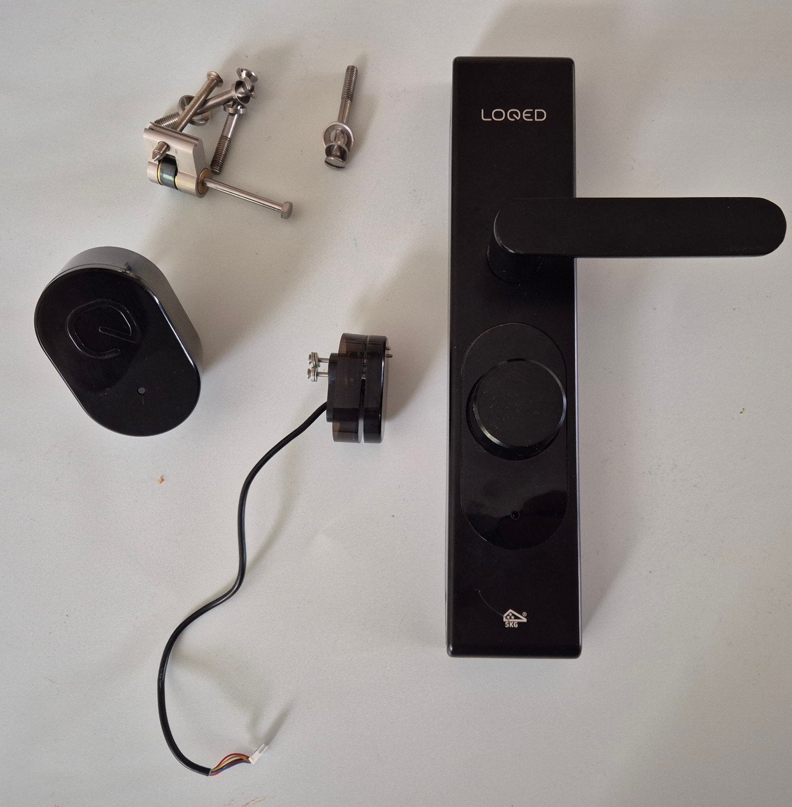 LOQED Smart Lock - Zwart, Zo goed als nieuw, Ophalen of Verzenden, Zo goed als nieuw, Overige materialen, Slot