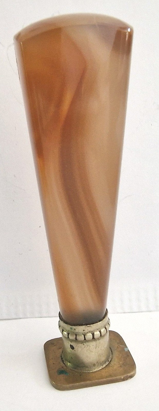 Antieke lakzegel / zegelstempel met agaat – monogram TR, Ophalen of Verzenden