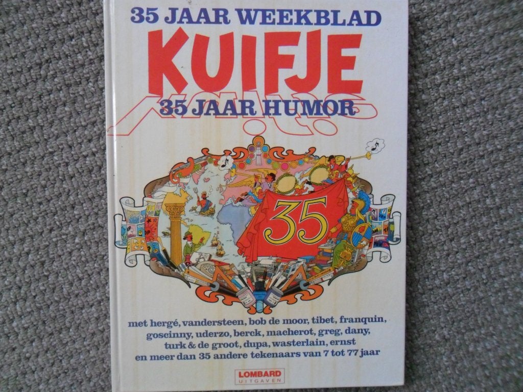 Kuifje: 35 jaar weekblad	Uitg. Lombard 1981, hardcover, Ophalen of Verzenden, Overige figuren, Zo goed als nieuw, Boek of Spel