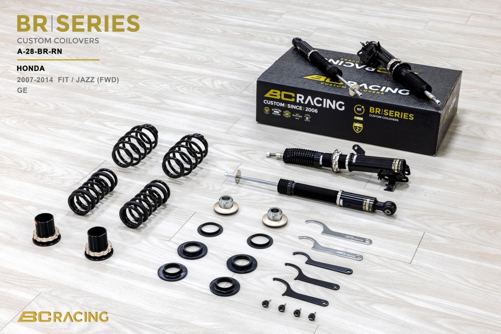 BC Racing schroefset verlaging - Honda Jazz GE 07-14, Ophalen of Verzenden