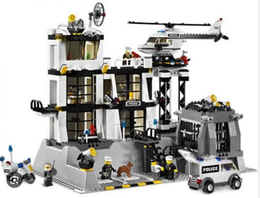 Lego City Politiebureau (7237), City, Lego, Ophalen of Verzenden, Zo goed als nieuw
