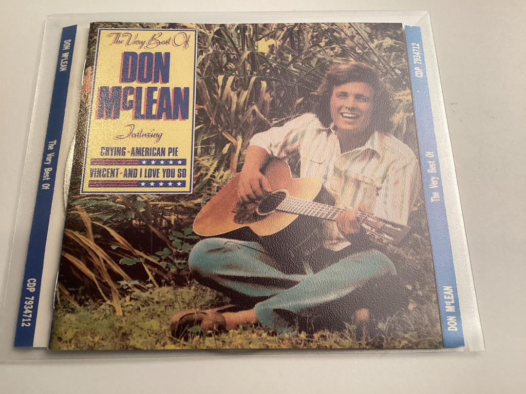 The Very Best Of Don McLean CD - Crying, American Pie, Ophalen of Verzenden, Zo goed als nieuw