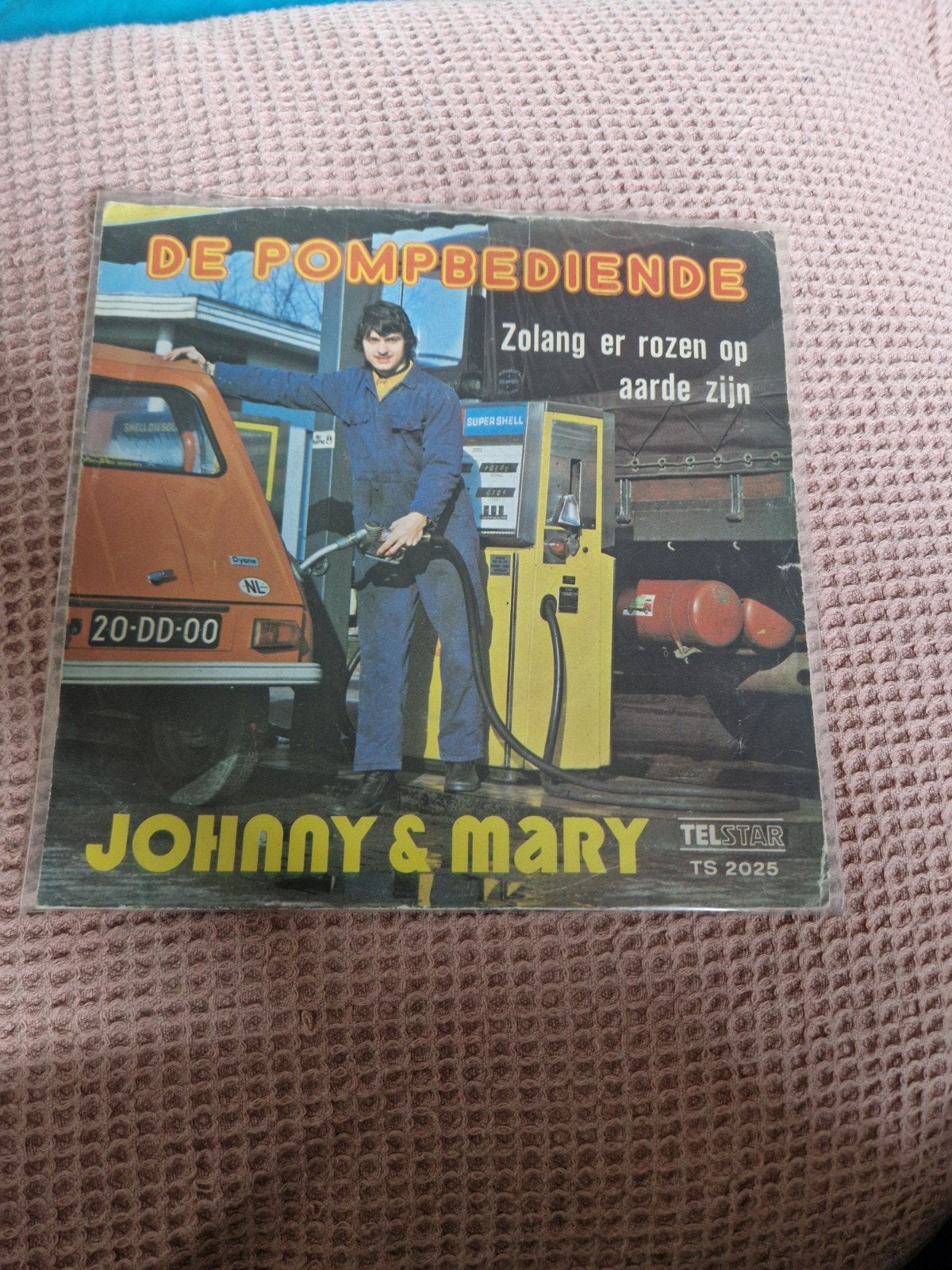 Johnny & Marry De pompbediende  Telstar 2025, Gebruikt, 7 inch, Ophalen of Verzenden, Nederlandstalig