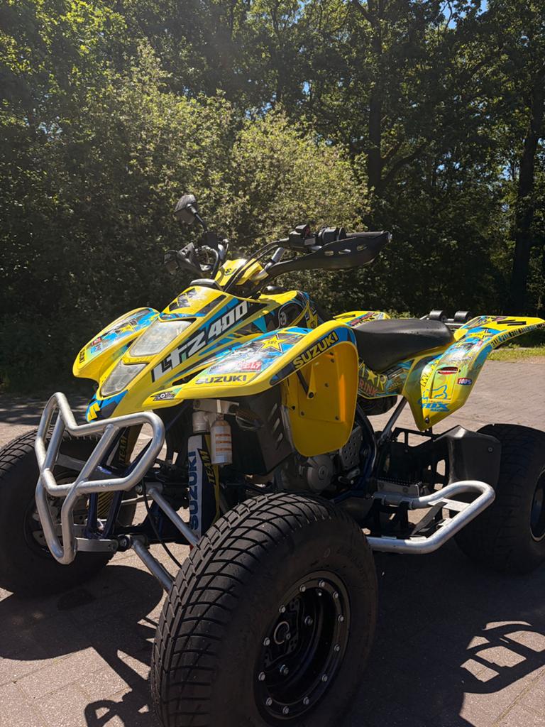 Suzuki LTZ 400 + crossbanden set, 1 cilinder, 398 cc