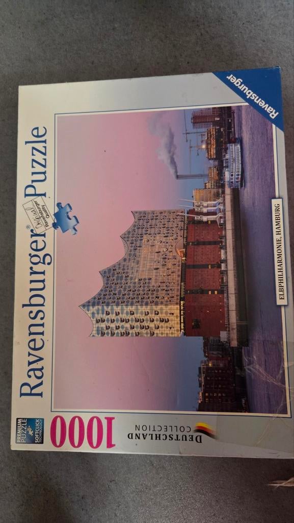 Ravensburger puzzel Elbphilharmonie Hamburg 1000 stukjes, Ophalen of Verzenden