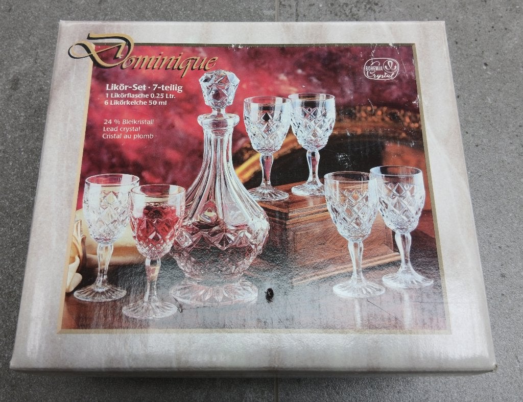 Likeurset Bohemia Crystal, Ophalen of Verzenden