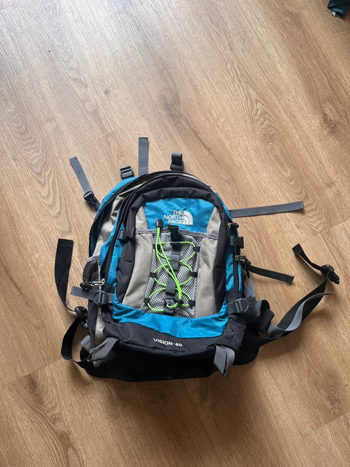 The North Face Vision 60 Rugzak -blauw en zwart, Sieraden, Tassen en Uiterlijk, Tassen | Rugtassen, Ophalen of Verzenden, Gebruikt