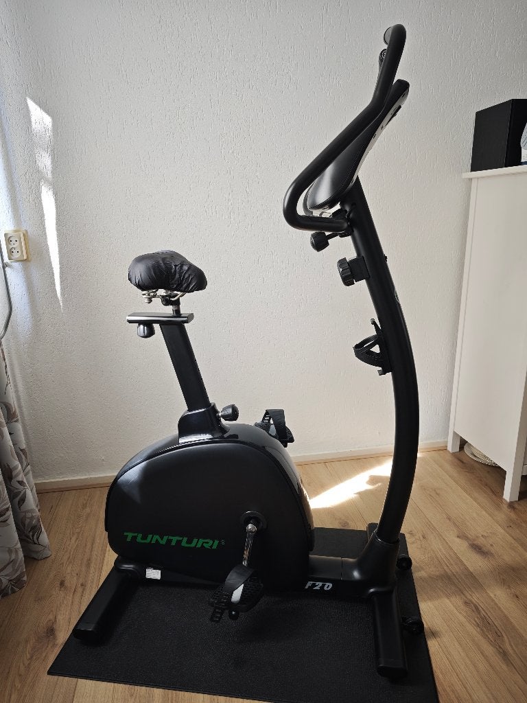 hometrainer Tunturi F20 Upright Bike, Ophalen, Gebruikt, Metaal, Benen
