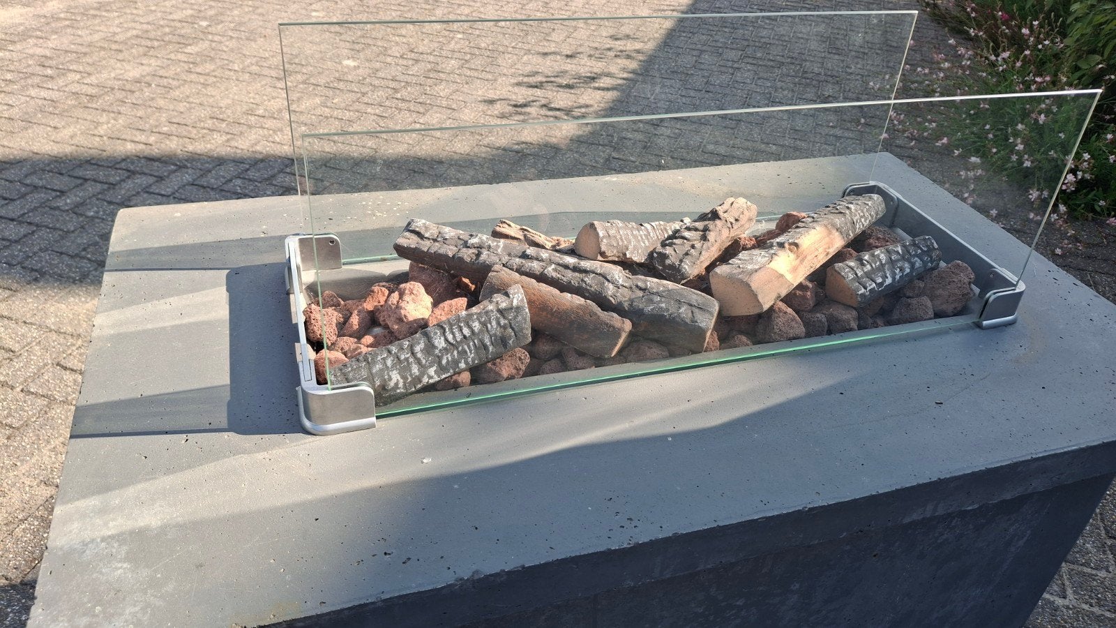 Sfeerhaard Gas - Buitenhaard - Terrashaard, Ophalen, Gebruikt, Vrijstaande haard, Gashaard
