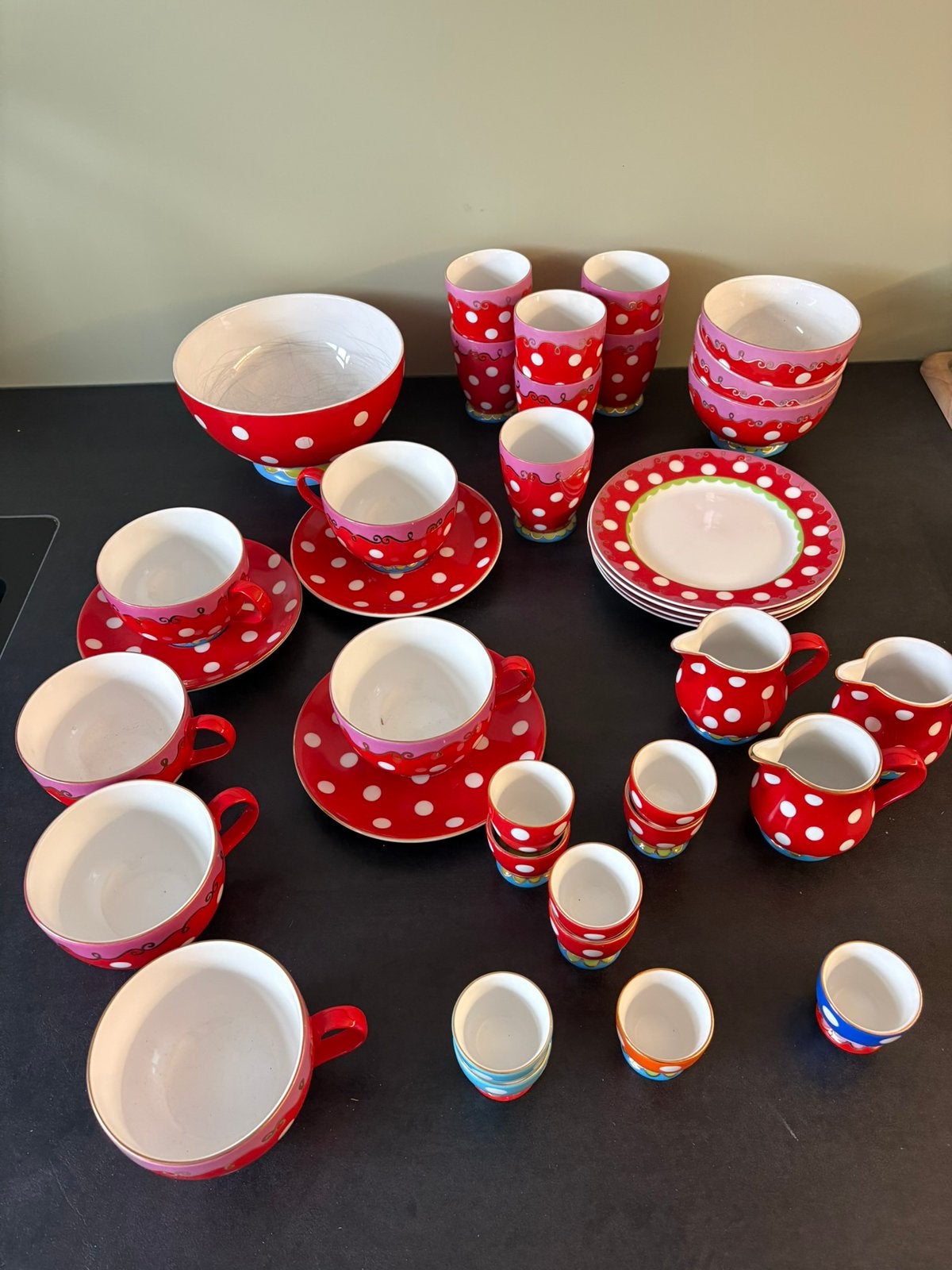 37 delig Oilily servies, Ophalen of Verzenden