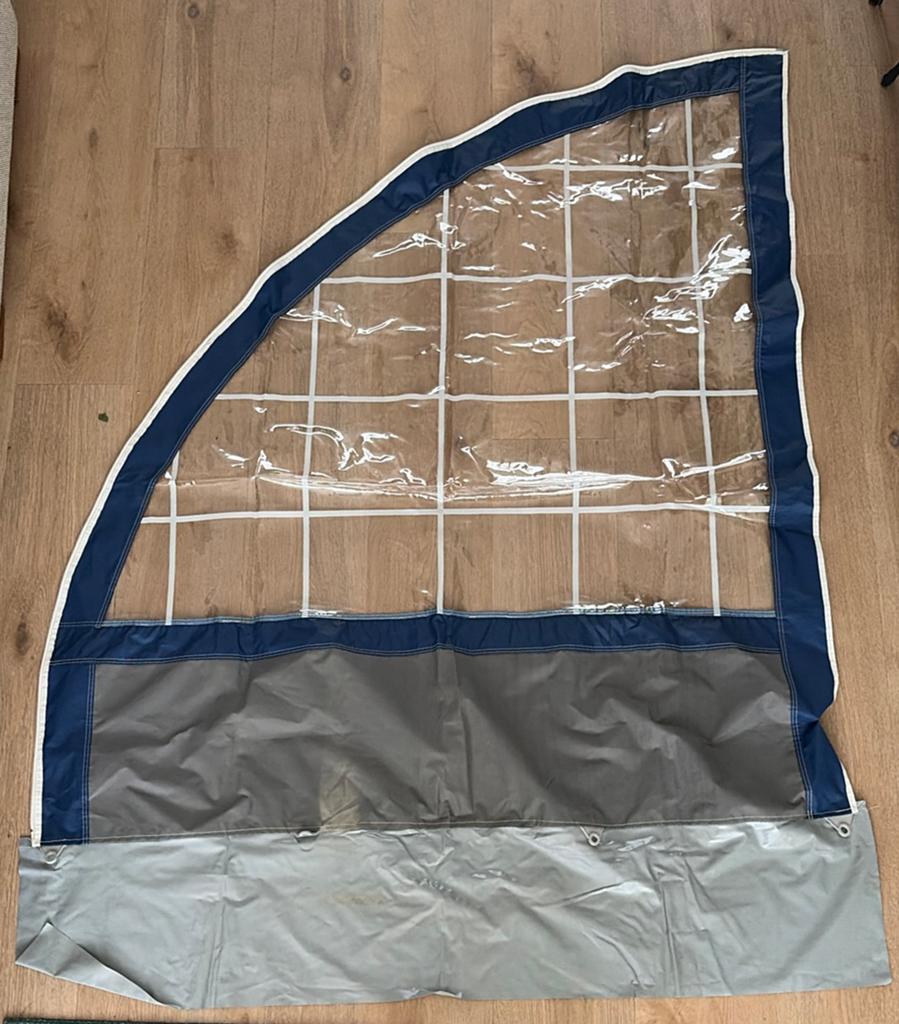 2 nieuwe zijwanden blauw grijs t.b.v luifel. Ten cate, Caravans en Kamperen, Caravan accessoires, Ophalen, Nieuw