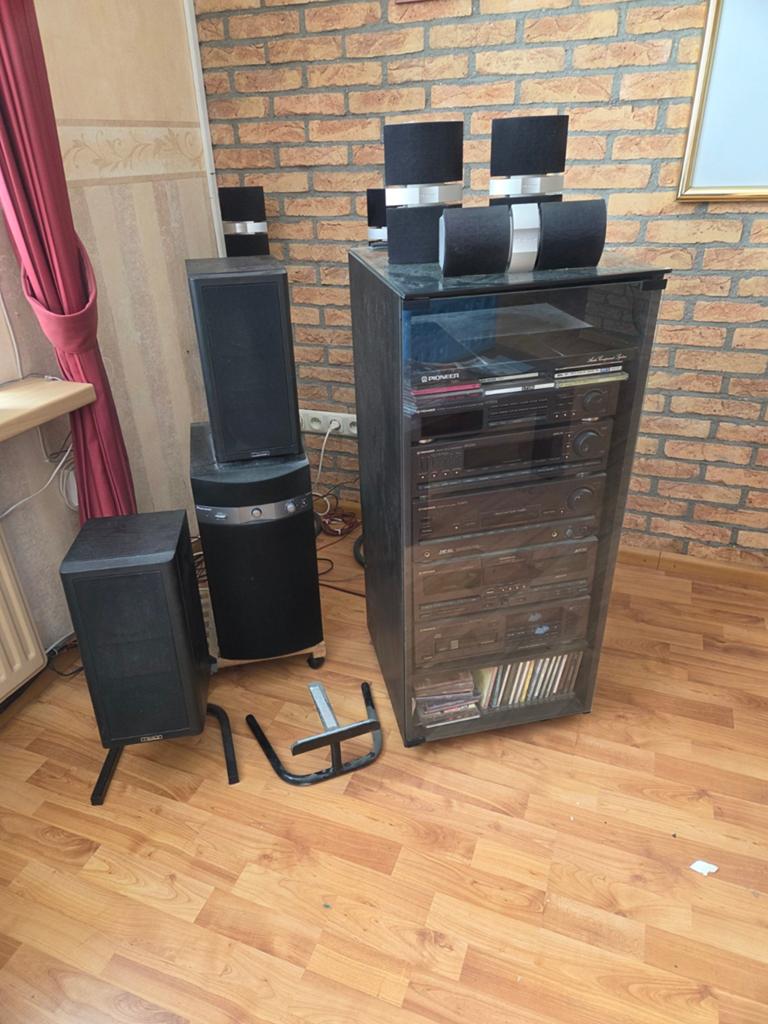 Pioneer stereo en mission surroundset, Audio, Tv en Foto, Home Cinema-sets, Ophalen of Verzenden, 5.1-systeem, Pioneer