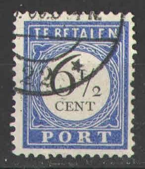 Nederland Port 20 gestempeld 1907, Ophalen of Verzenden, T/m 1940, Gestempeld