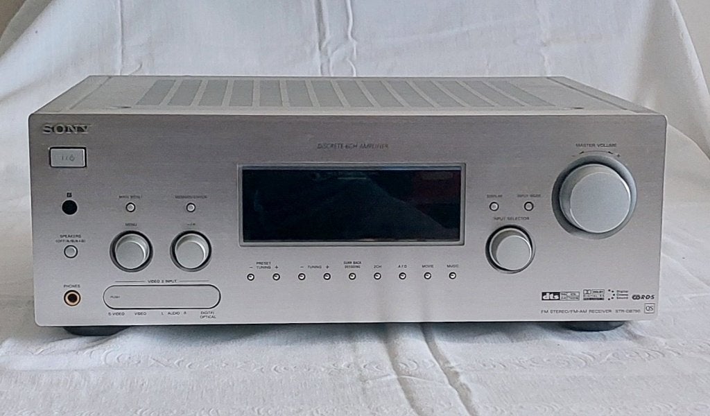 Sony STR-DB790 QS FM Stereo/FM-AM Receiver, Ophalen of Verzenden, Zo goed als nieuw, 60 tot 120 watt, Sony