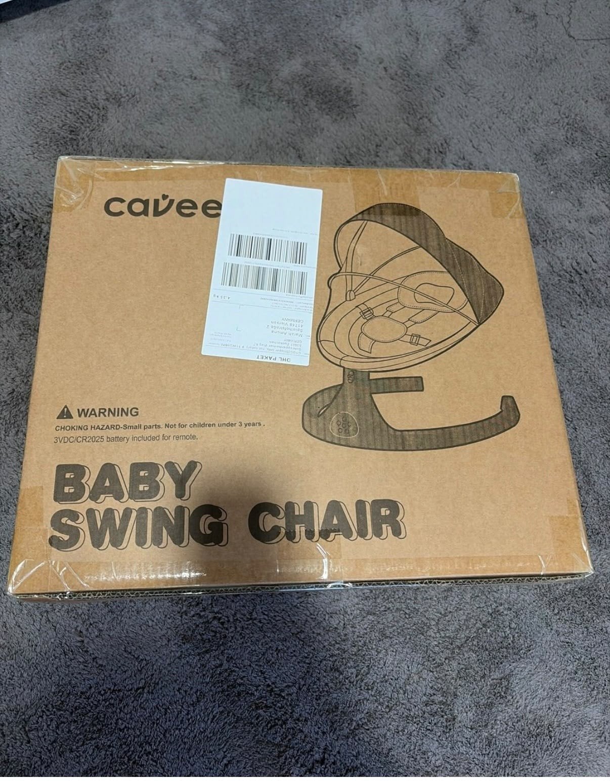 Caveen Babywipper schommelstoel, Ophalen of Verzenden, Nieuw