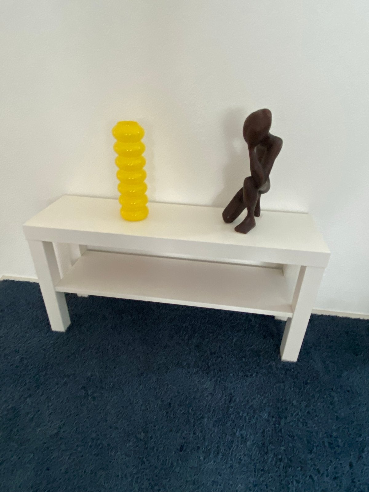 IKEA sidetable wit - Nieuwstaat, al gemonteerd!, Ophalen, Overige materialen, 50 tot 100 cm, Zo goed als nieuw