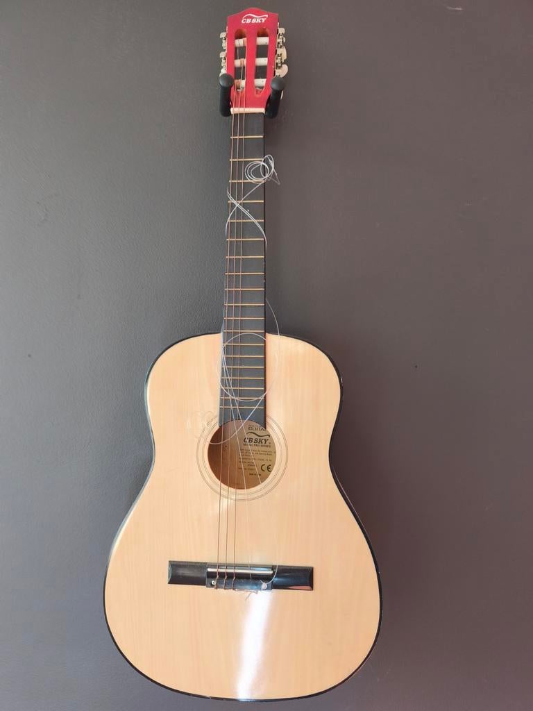 Acoustic gitaar, Muziek en Instrumenten, Snaarinstrumenten | Gitaren | Akoestisch, Ophalen, Gebruikt, Klassieke of Spaanse gitaar