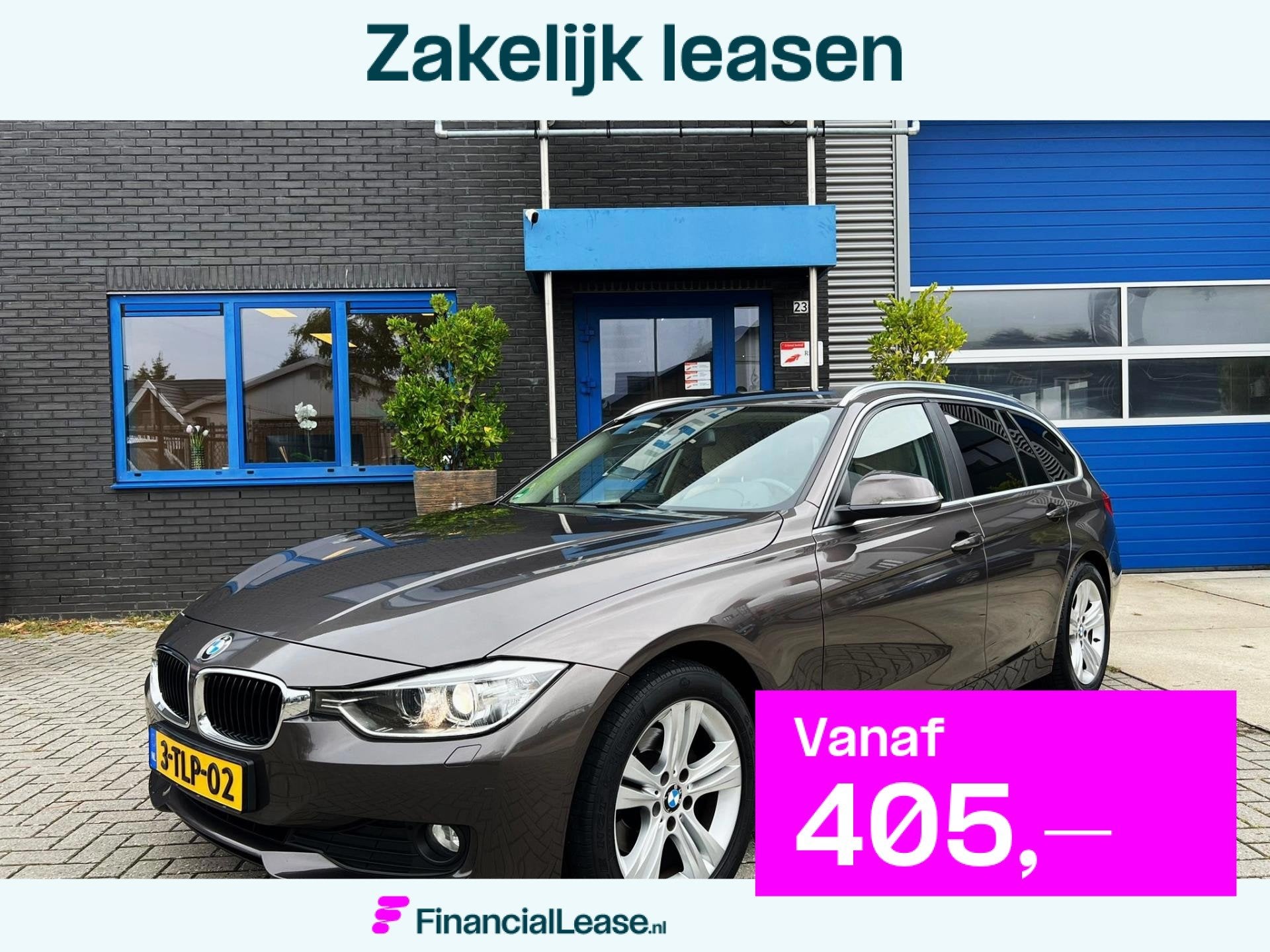 BMW 3-serie Touring 316i High Executive 136PK|Origineel NL|P, Automaat, Gebruikt, 4 cilinders, Bruin