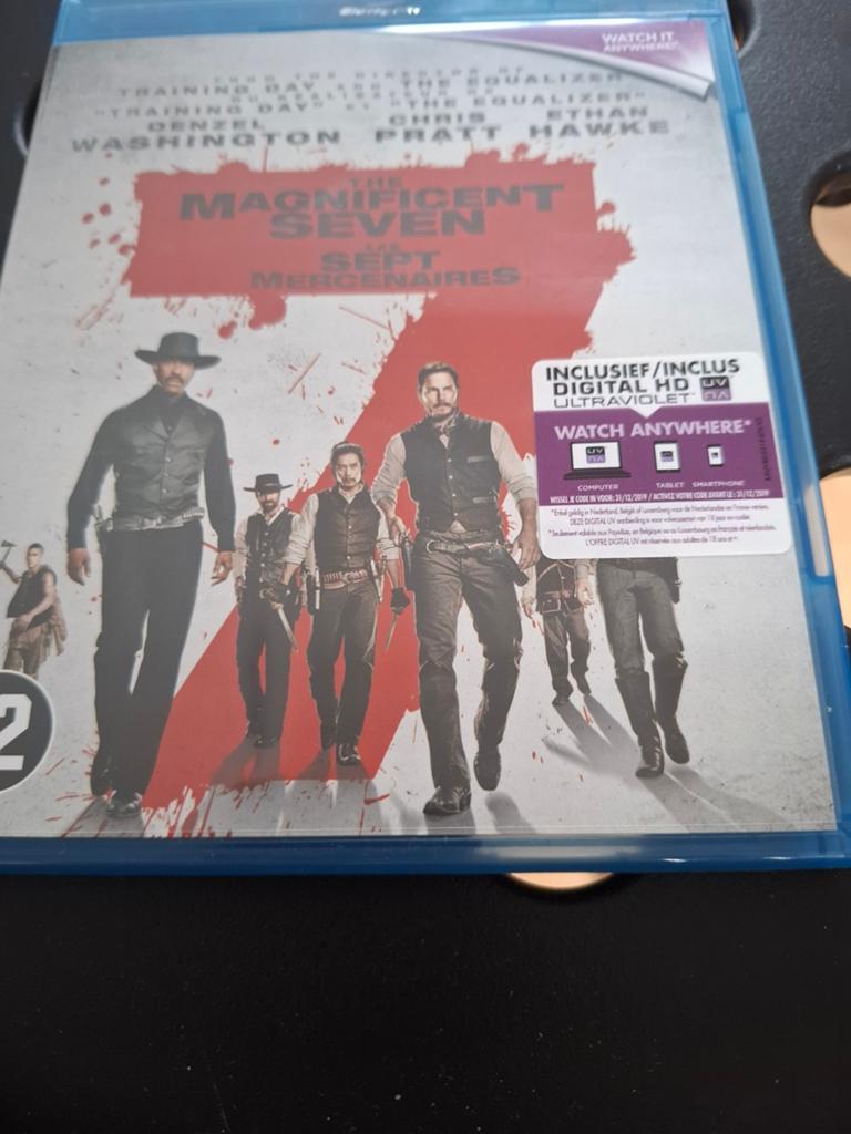The Magnificent Seven Blu-ray (Actie/Avontuur), Ophalen of Verzenden, Zo goed als nieuw, Actie