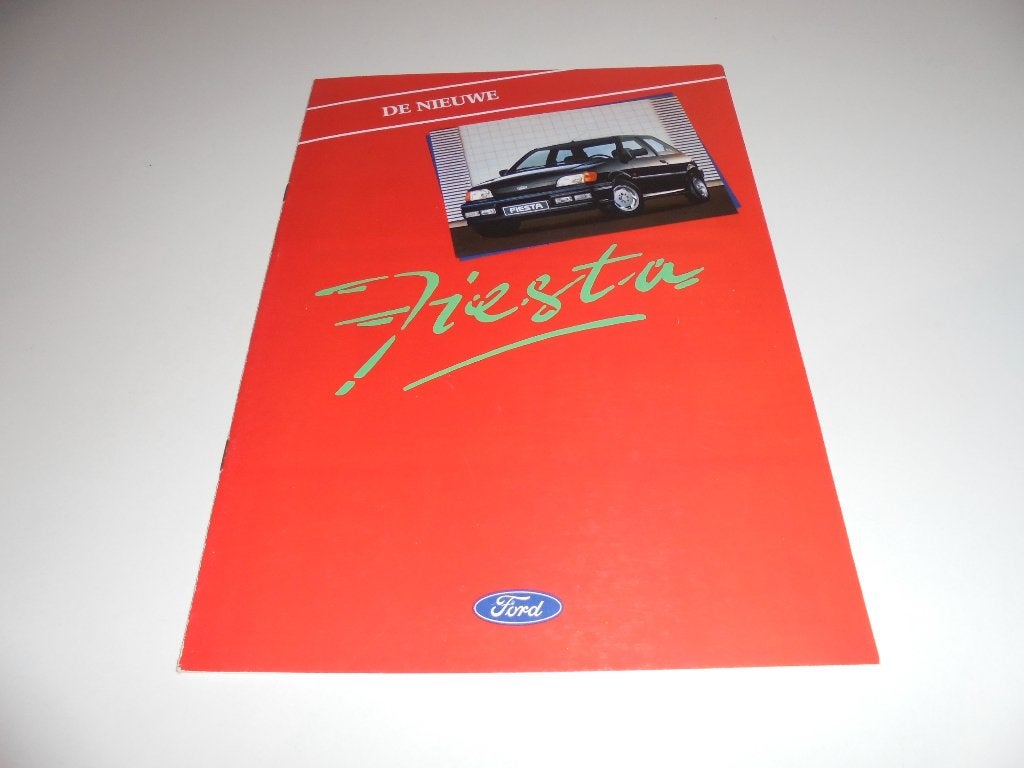 brochure Ford Fiesta  1990, Ophalen of Verzenden, Zo goed als nieuw, Ford
