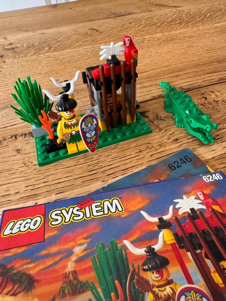 Lego 6246 crododile cage, Ophalen