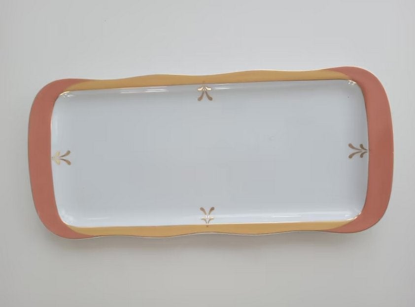 Hutschenreuther porselein taartbord, Oosterveldweg 15, 7274 DZ, Verzenden, Zo goed als nieuw, Bord(en)