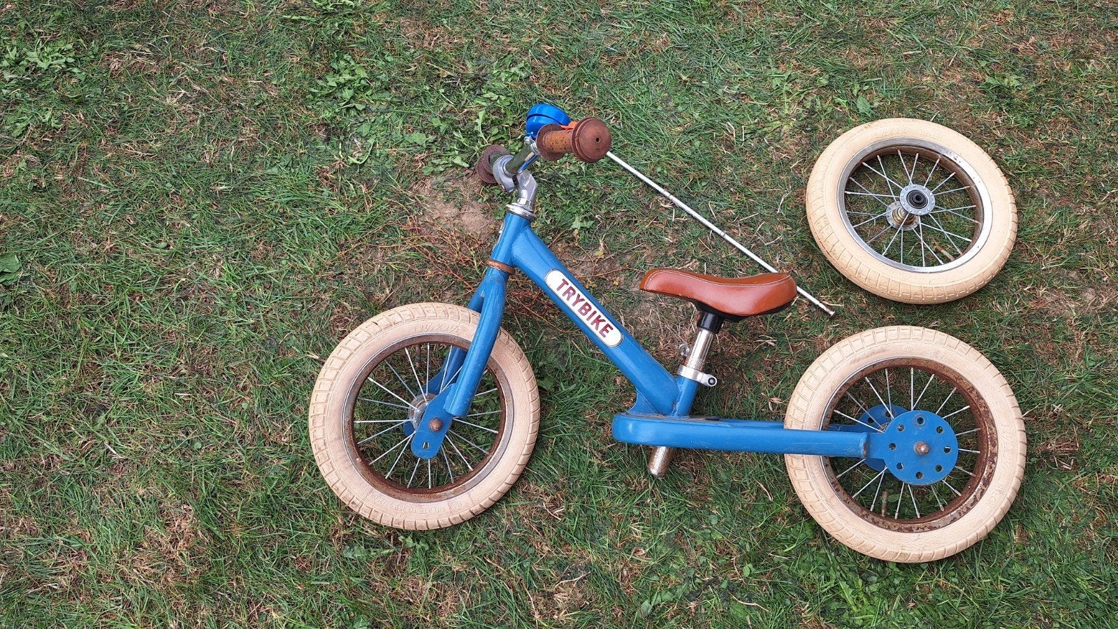 Trybike loopfiets en driewieler, Ophalen, Gebruikt, Minder dan 16 inch, Zijwieltjes