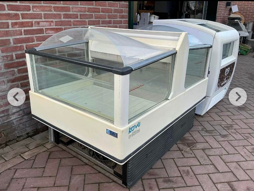 Koelvitrine / Koel eiland voor horeca, Witgoed en Apparatuur, Koelkasten en IJskasten, Ophalen, Gebruikt