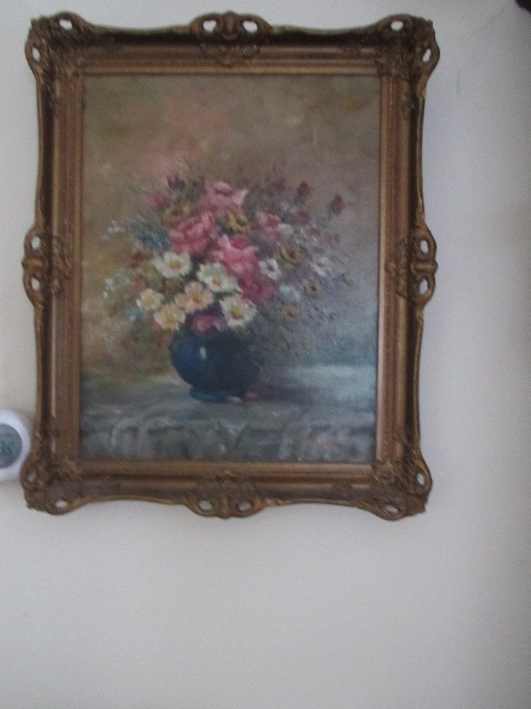 Schilderij   Rie Kessel     Laren  N-H, Antiek en Kunst, Kunst | Schilderijen | Klassiek, Ophalen, Doek, Stilleven, Olieverf