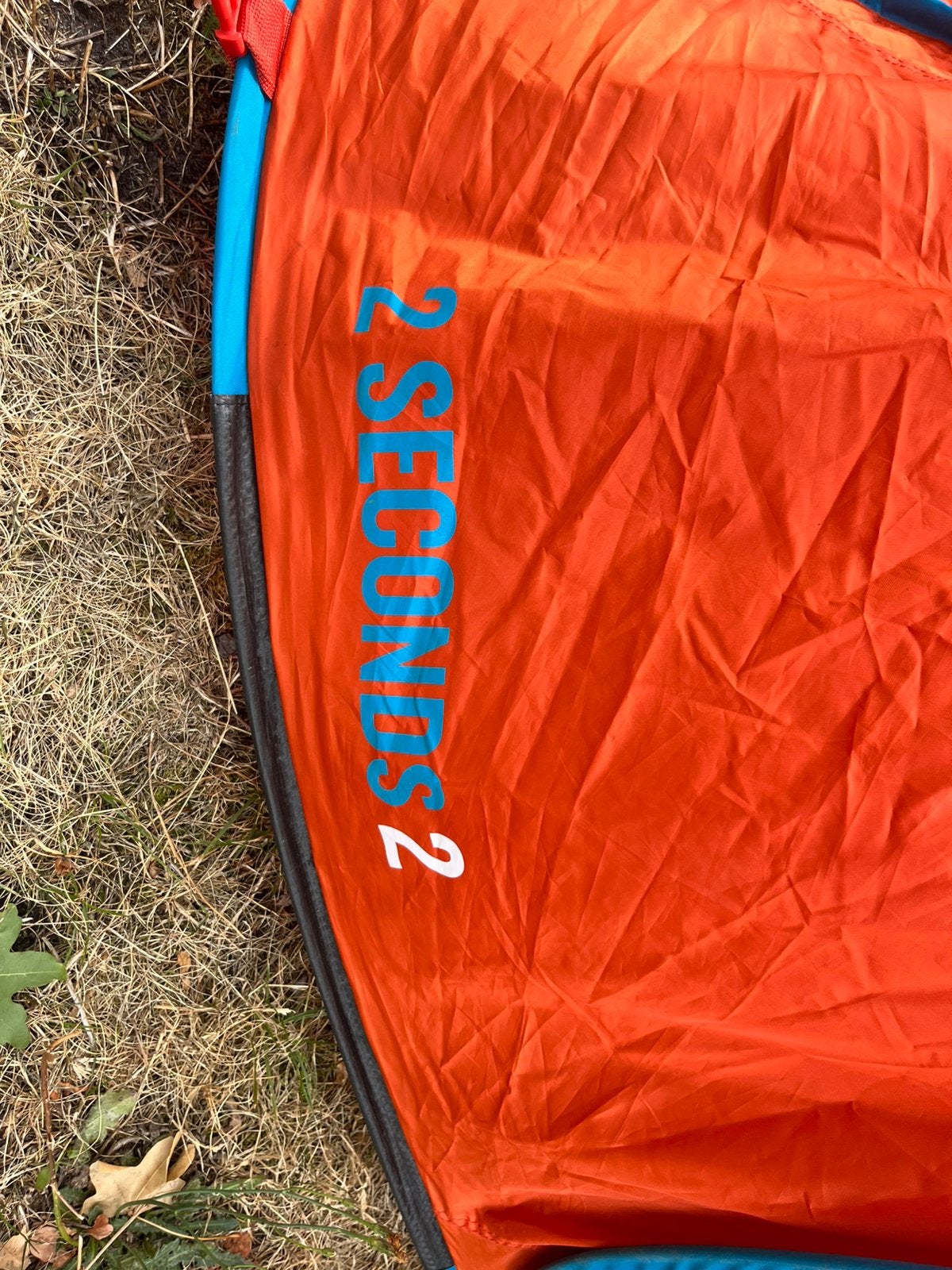 Quechua opgooitent 2 seconds 2 pers, Ophalen of Verzenden, Gebruikt, Tot en met 2