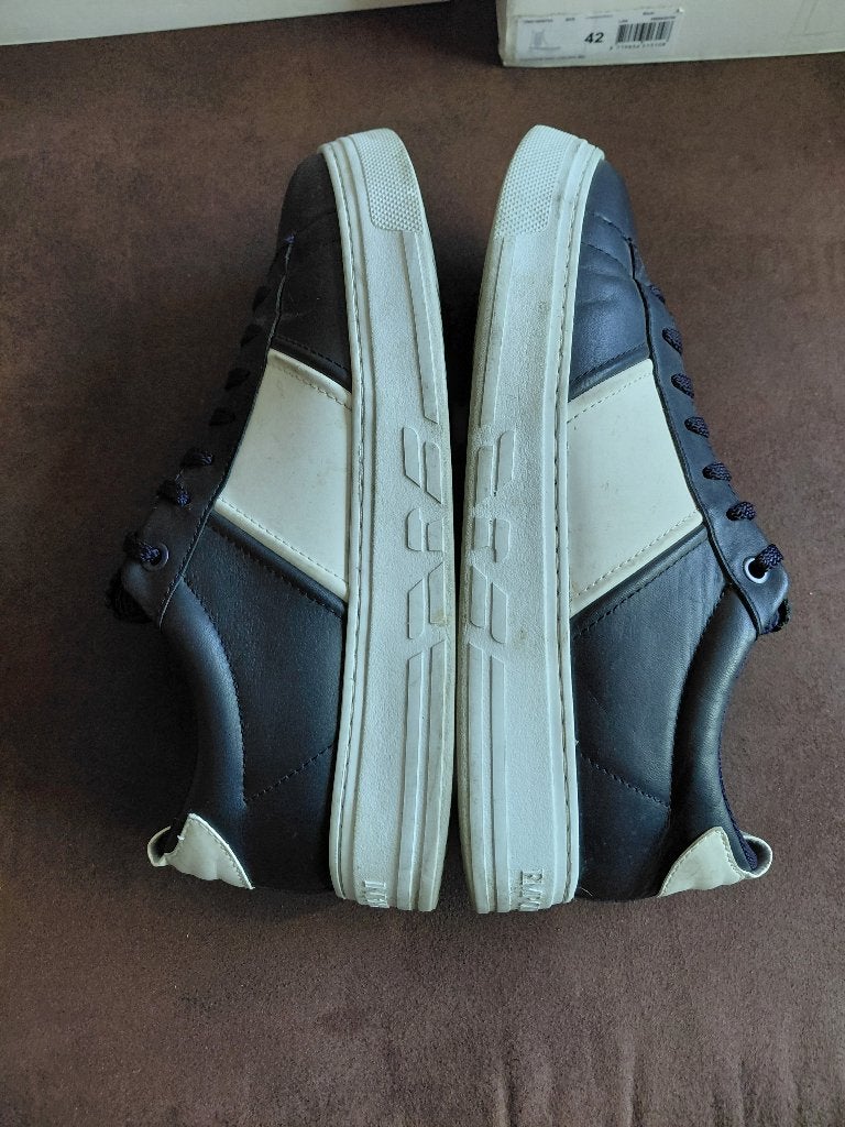 Armani EA7.Comfortabele en stijlvolle sneakers, maat: 42, Emporio Armani, Blauw, Ophalen of Verzenden, Sneakers of Gympen