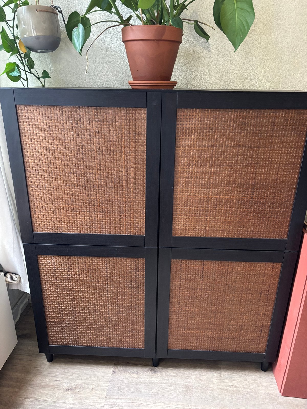 BESTA Ikea zwartbruin woonkamer kast, Ophalen, 50 tot 100 cm, Zo goed als nieuw, Minder dan 100 cm