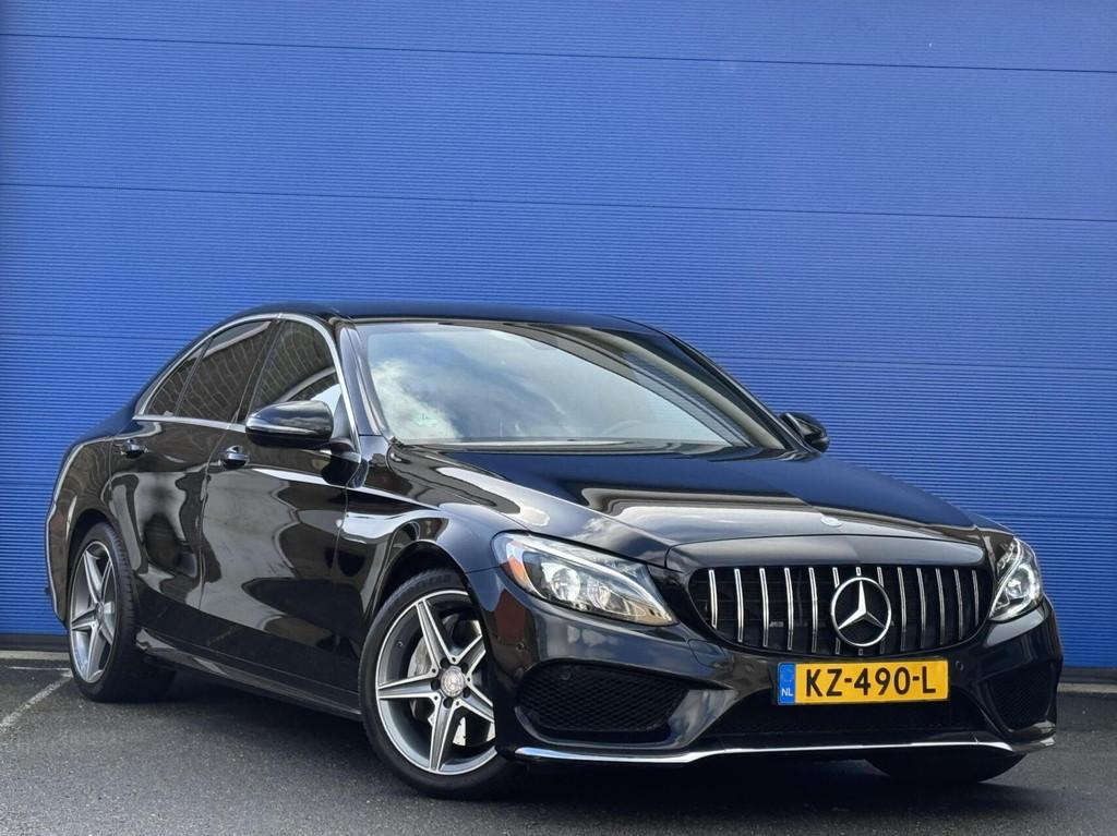 Mercedes C-klasse 250 | AMG Pakket | Leder | Memory stoel, Automaat, 4 cilinders, Zwart, Lichtsensor