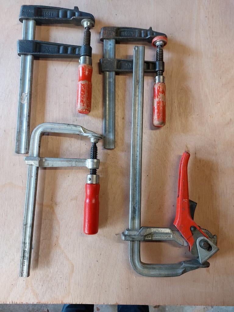 Bessey lijmklemmen 4x, Ophalen of Verzenden, Zo goed als nieuw