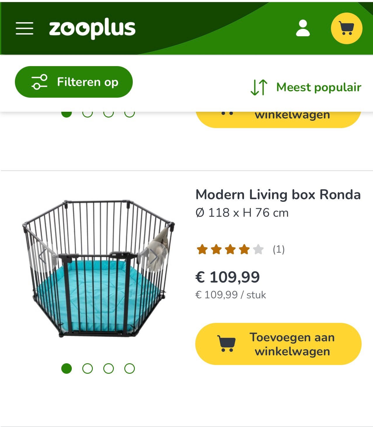 Hondenbench, verstelbaar in meerdere vormen., Ophalen, Zo goed als nieuw, Speelgoed
