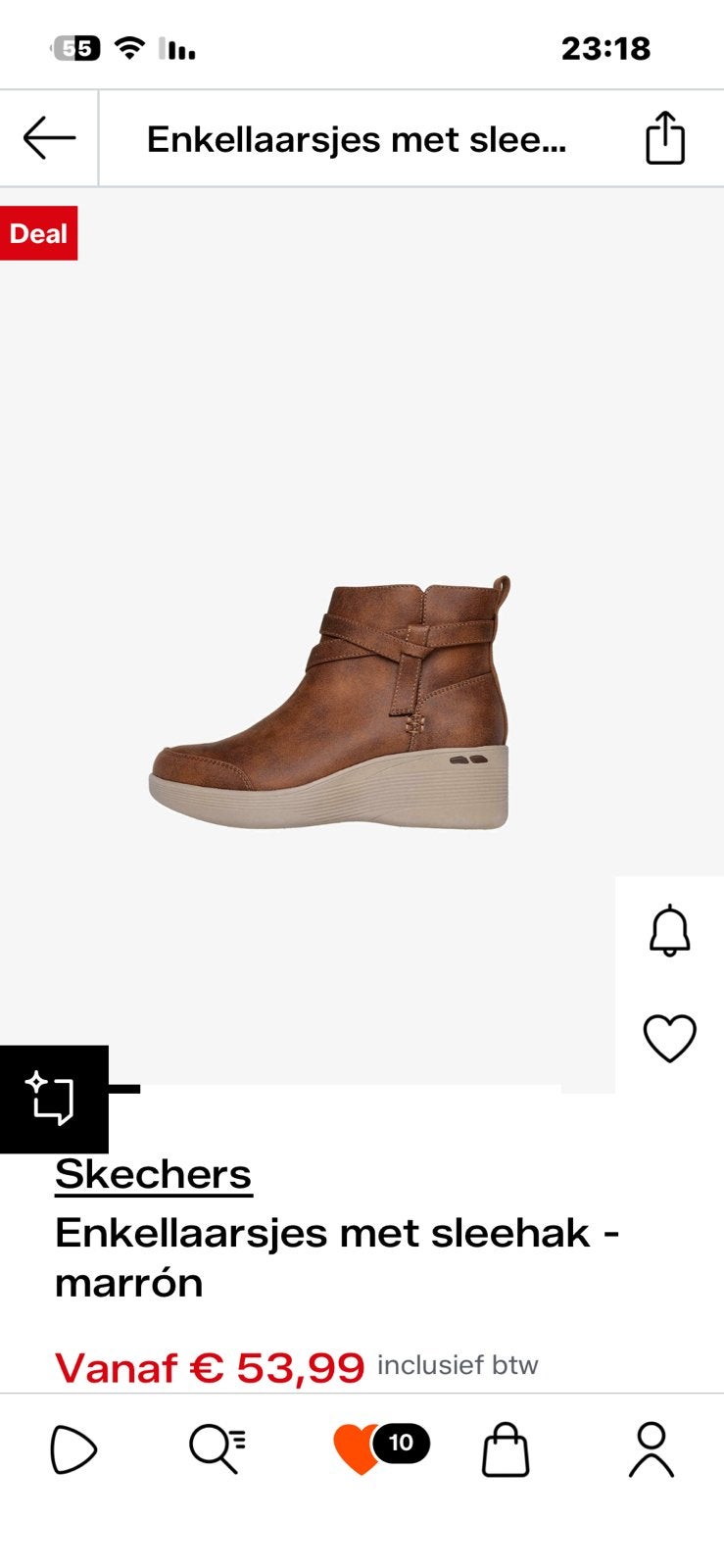Een paar Skechers hoge enkellaarsjes, Ophalen, Meisje, Nieuw, Laarzen