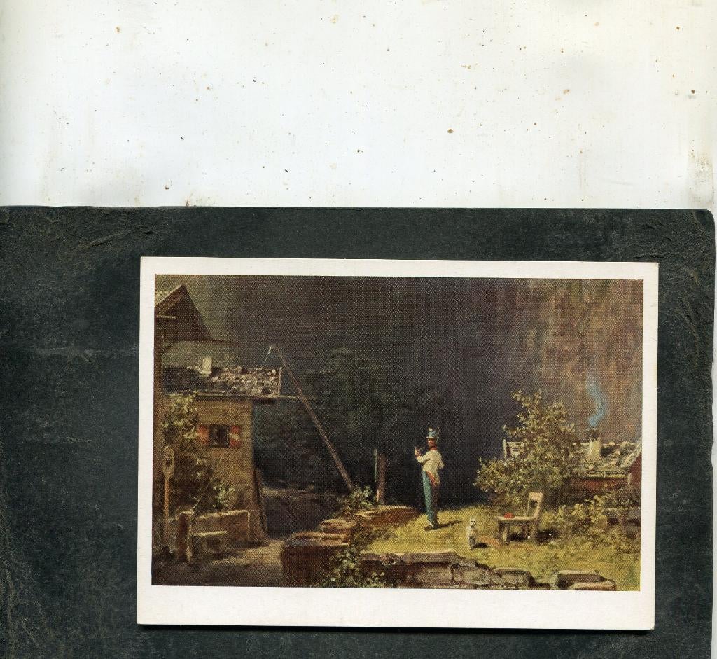 Ansicht Carl Spitzweg - Osterreichische Zollstation, Verzenden, 1980 tot heden, Ongelopen