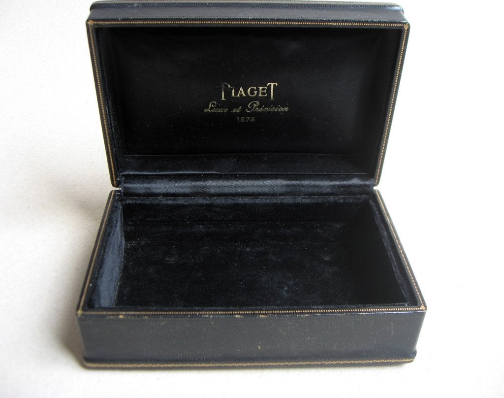 Vintage sieraden/horloge doos van Piaget, jaren 70, Ophalen of Verzenden, Overige materialen, Overige merken, 1960 of later