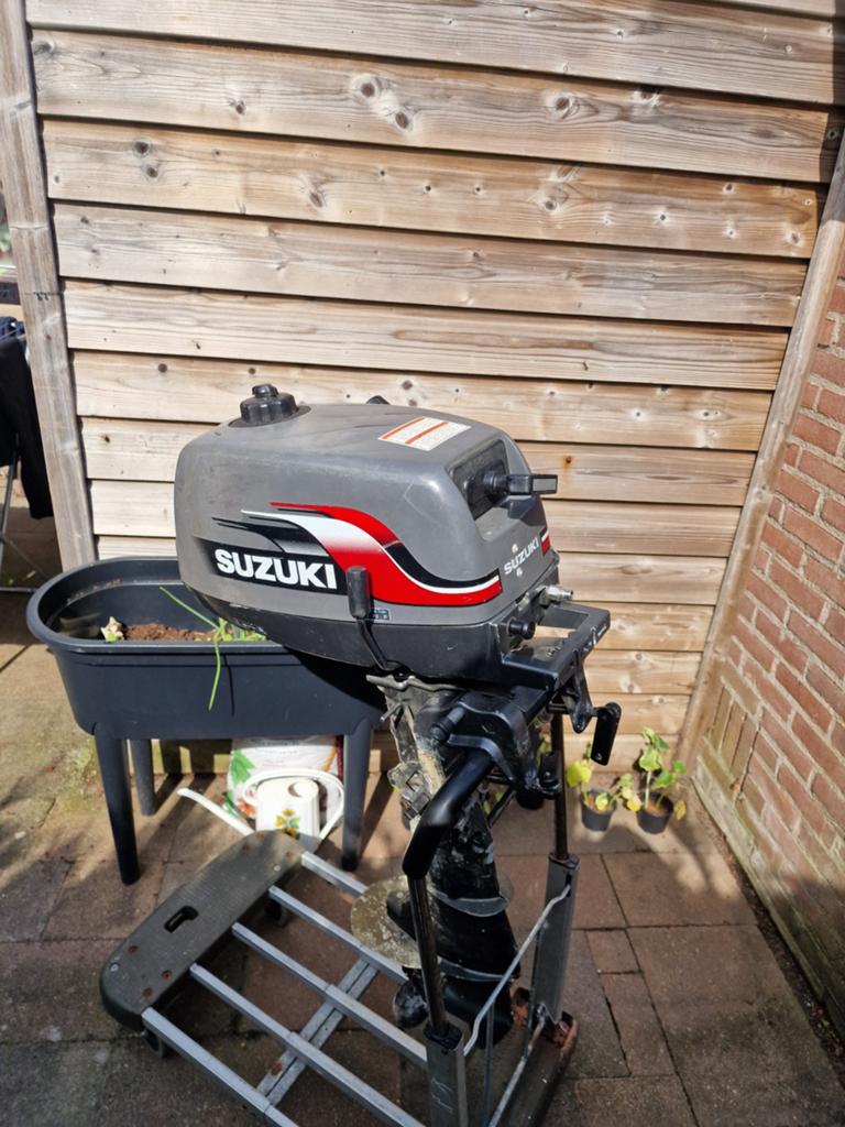 Suzuki 4pk 2t, Ophalen, Gebruikt, Motor en Techniek, Zeilboot of Motorboot