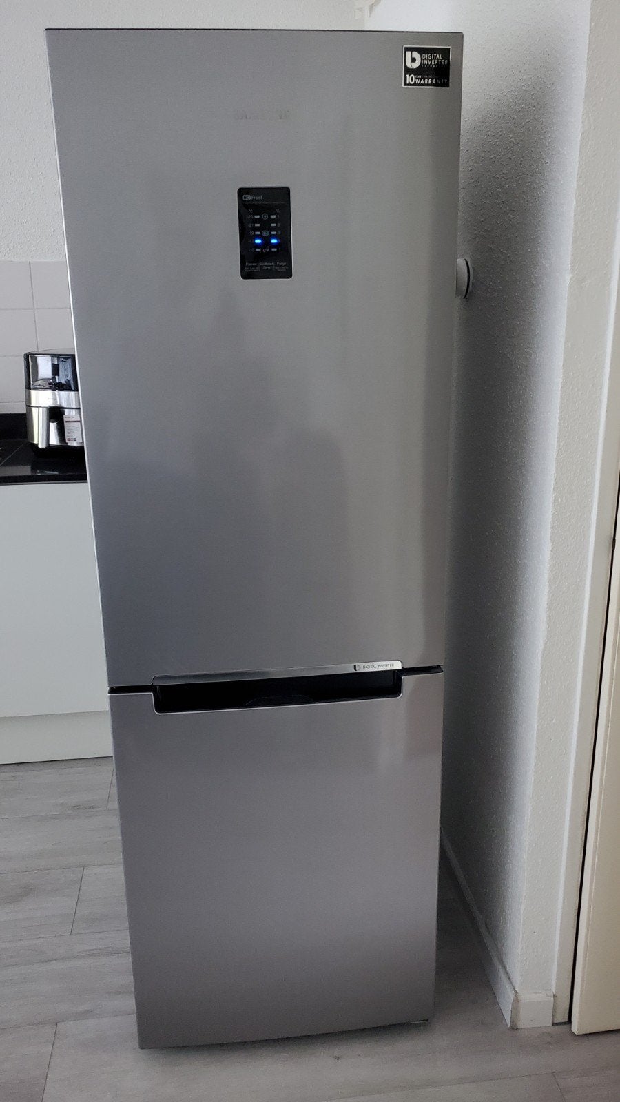 ZGAN Samsung inverter koelkast 286L, Ophalen, 200 liter of meer, Met aparte vriezer, 160 cm of meer