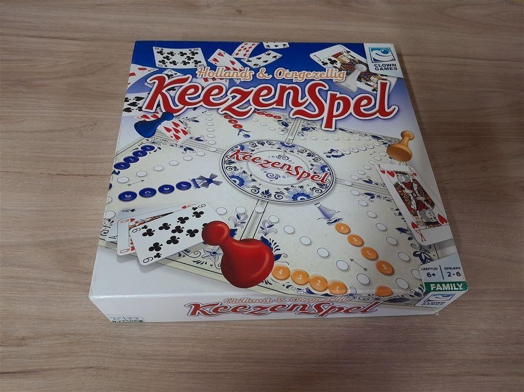 Keezenspel - s3018, Hobby en Vrije tijd, Gezelschapsspellen | Bordspellen, Verzenden, Zo goed als nieuw