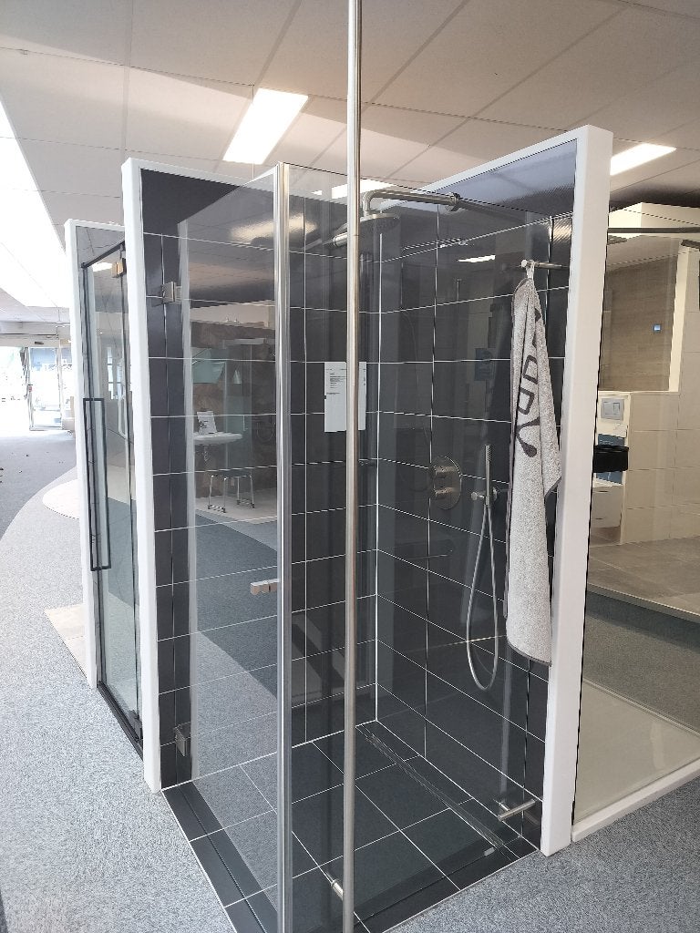 Douchecabine Looox, Ophalen, Zo goed als nieuw, Glas, Douche